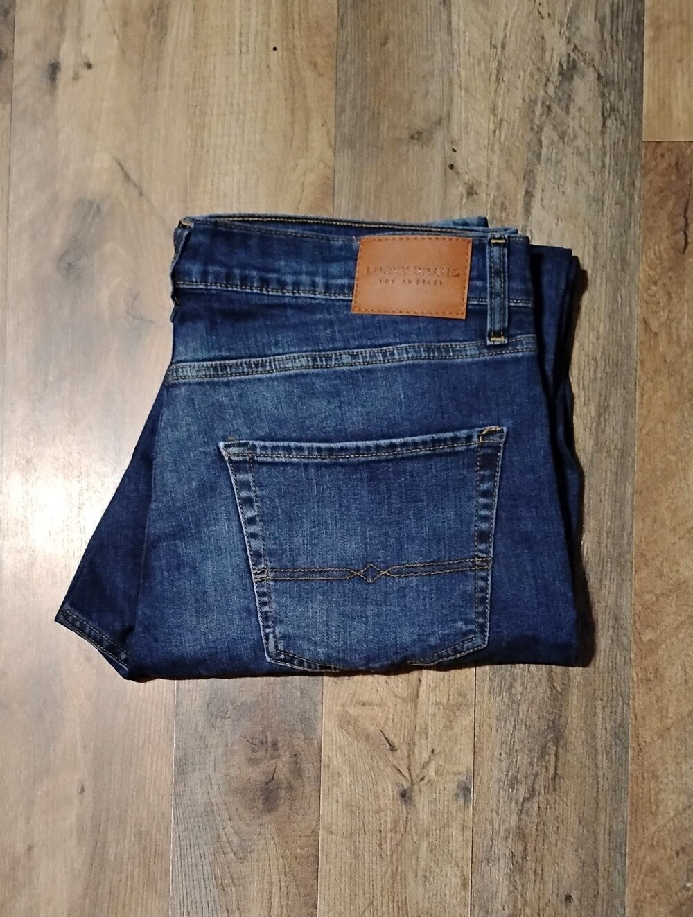 Lucky Brand NWOT 412 Athletic Slim Dark Wash Jeans Men's Size: 34/34